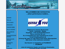 Tablet Screenshot of kayak4you.de