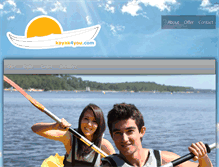 Tablet Screenshot of kayak4you.com